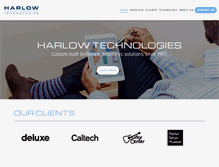 Tablet Screenshot of harlowtech.com